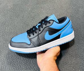 Jordan 1 Low ‘Black University Blue’ 2023 (Sz 7M/8.5W)