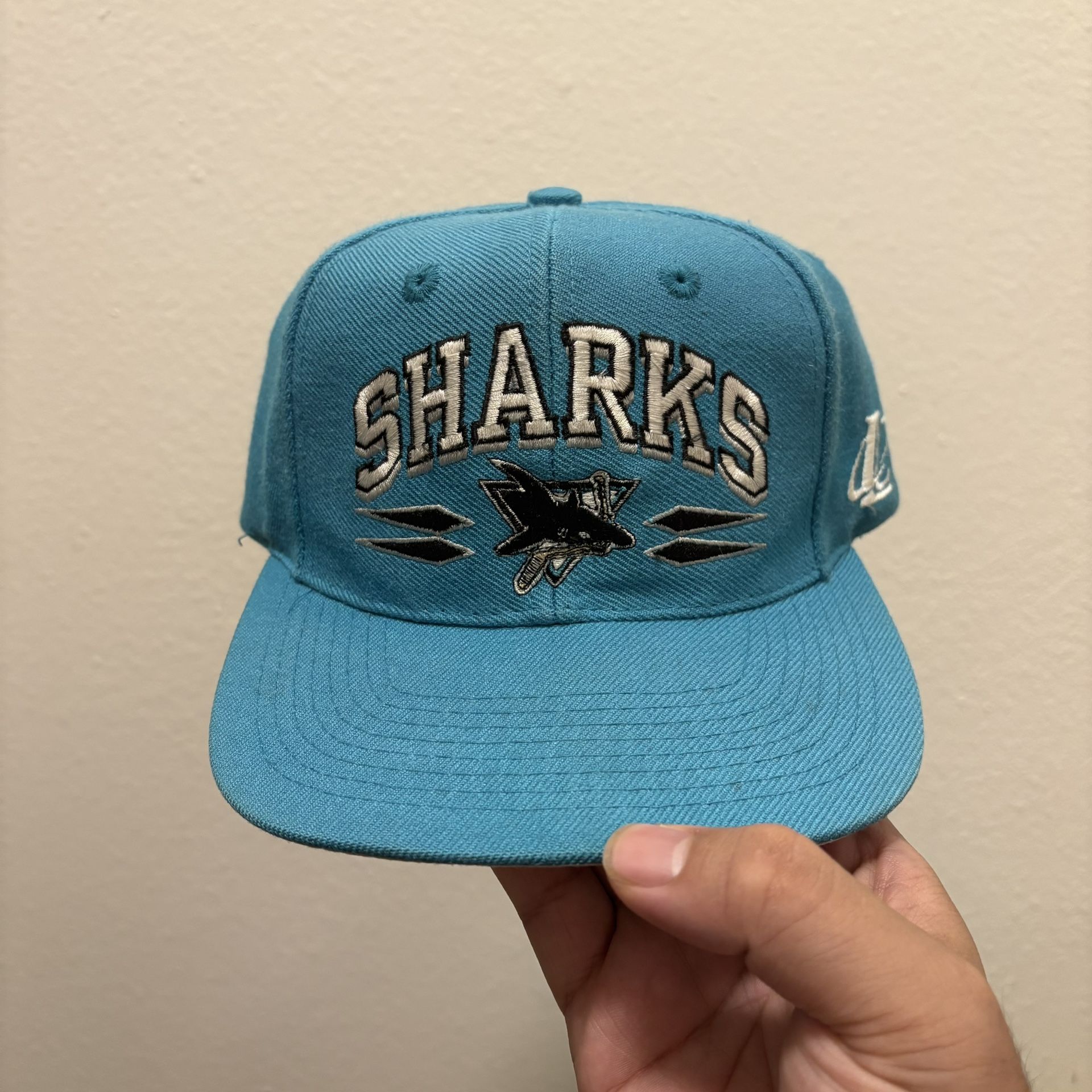 90s San Jose Sharks Spike SnapBack Logo Athletic