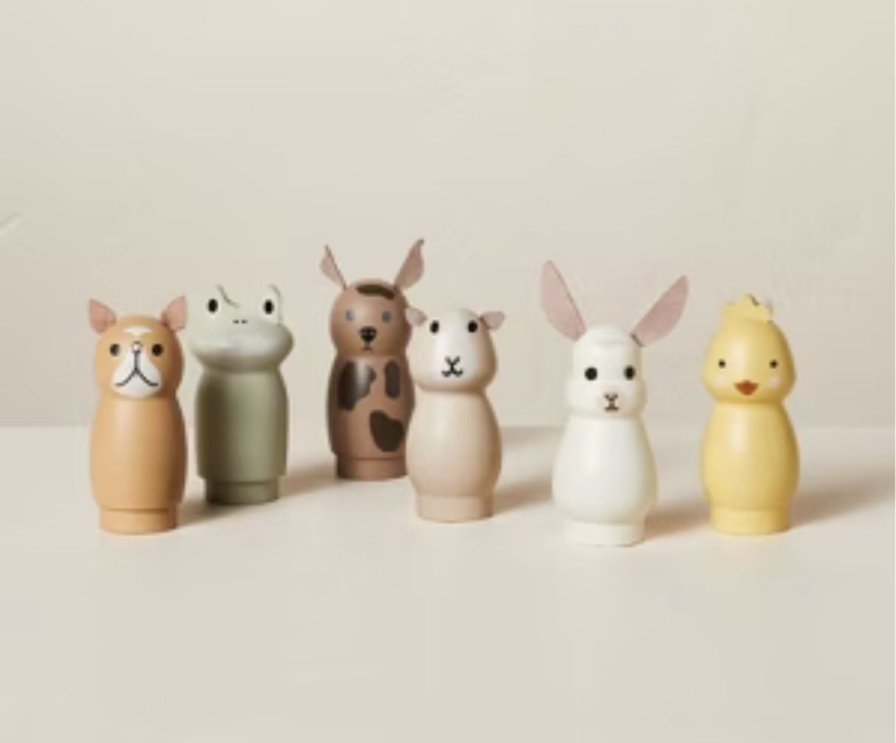 Hearth and Hand 6pc Toy Woodland Animal Figurine Set