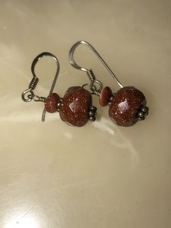 Beautiful earrings silver 925