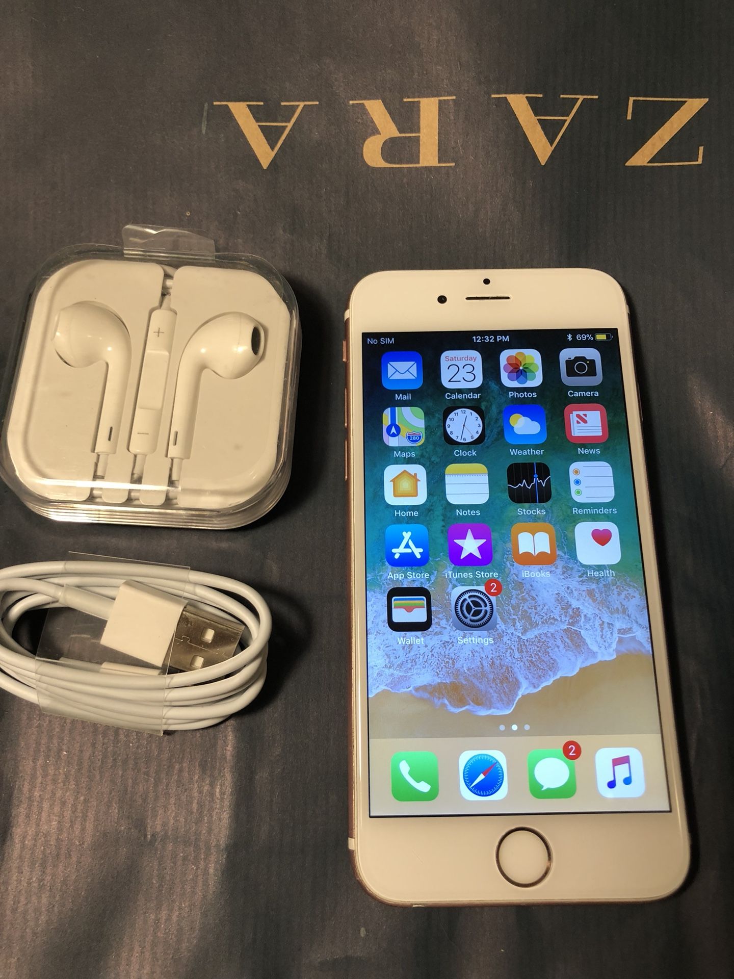 Apple iPhone 6S 16GB Rose Gold H2O Cricket Straight Talk Net 10 Wireless Excellent Condition