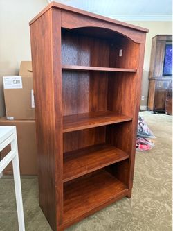 Brown Bookshelf