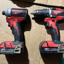 Milwaukee Brushless M18 Drill driver/ Hex Impact