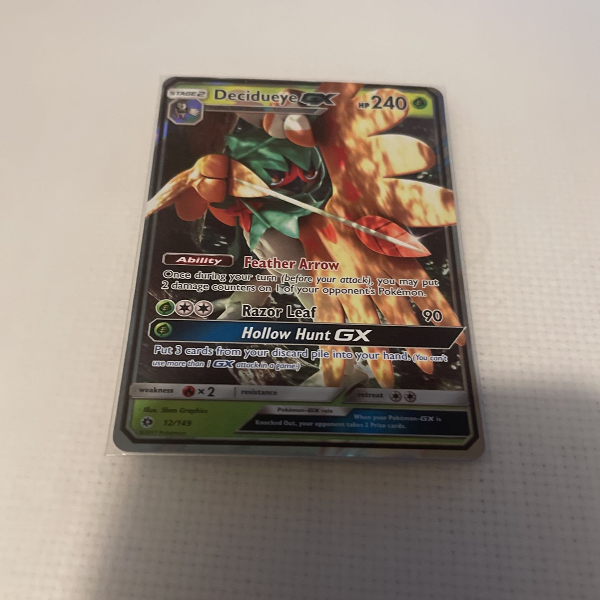 Pokémon Decidueye GX 12/149