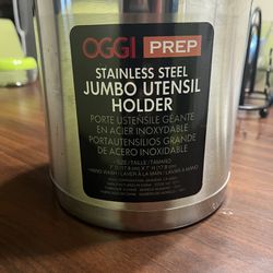 OGGI Stainless Steel Jumbo Utensils Holder 7