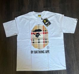 white burberry bape size L