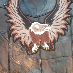 Real Genuine Leather Motorcycle Jacket New