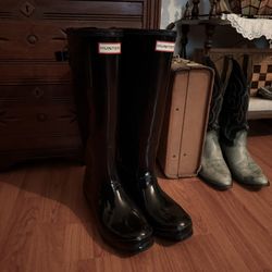 Hunter Black Rain Boots 