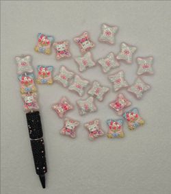 HK/ Cinna/ Bow Acrylic Beads