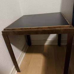 Metal Crate and Barrel End Tables