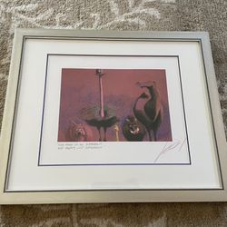 Jeff Leedy Not Pretty Matted and Framed Print  