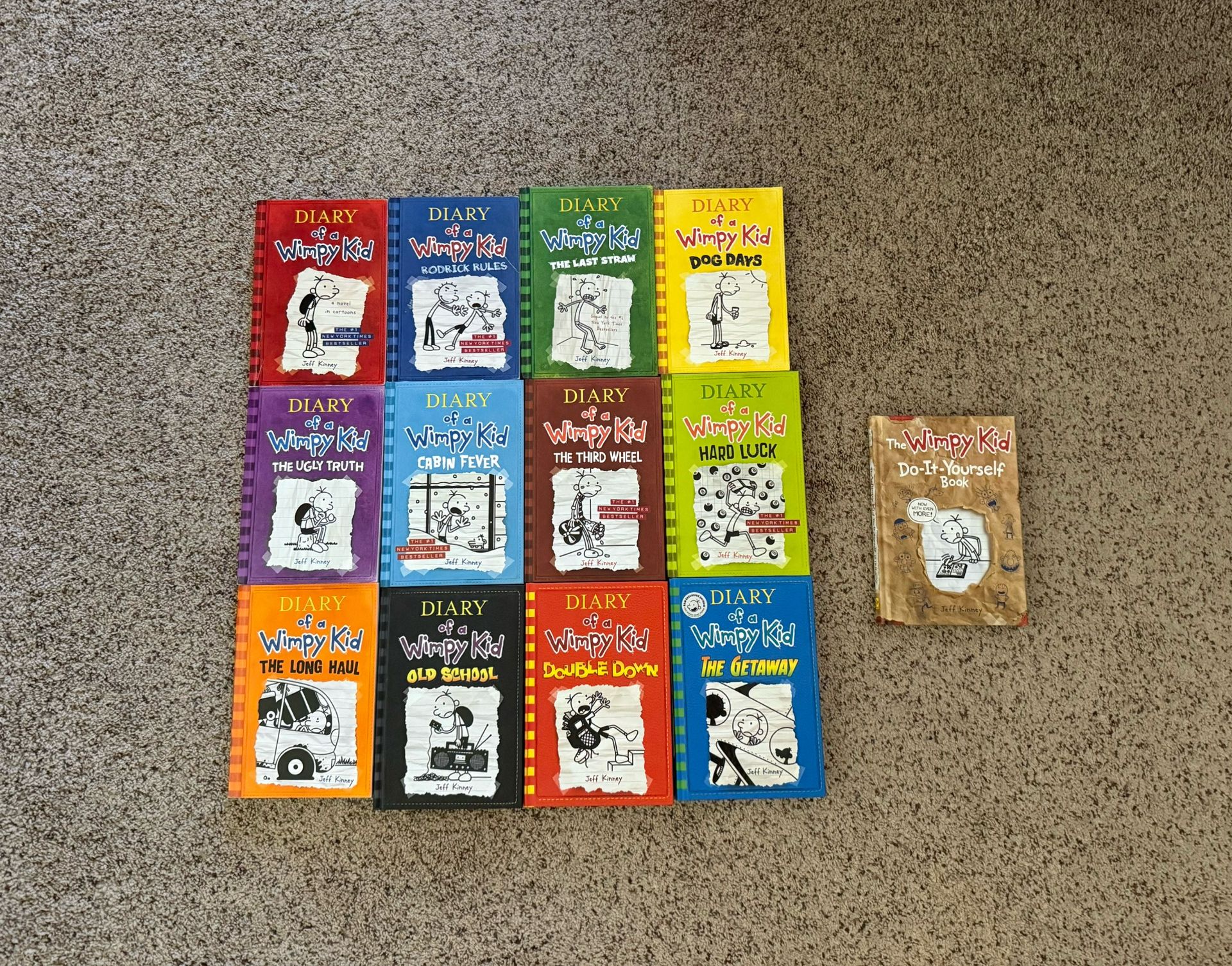 Diary of a Wimpy Kid Books 1-12 + NEW Do It Yourself Journal