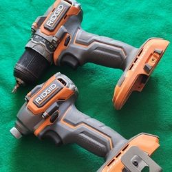 Ridgid Impact And Drill  $75 For Each Pair  Ridgid Sub Compat ""Ridgid G5 Brushless ""Ridgid New Pair $75 For Each Pair Of Impact And Drill 