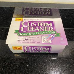 Custom Cleaner HOME DRY-CLEANER Kit for Up To 16 Garments Works in Your-Dryer!