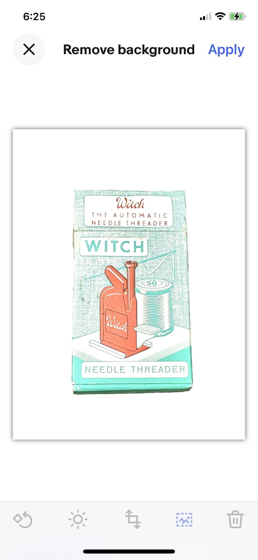 Vintage Witch Needle Threader