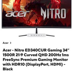 Acer monitor for sale