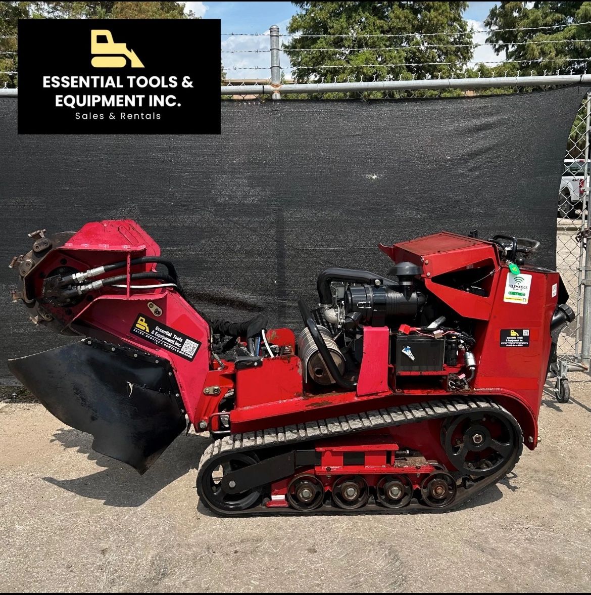 2017 Toro 23214 STX-38 Stump Grinder Tracks Kohler Gasoline 38 HP - 1175 Hours