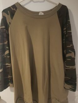 Half Sleeve Army Tshirt