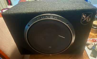 12” Rockford Fosgate P2 Subwoofer in Ported SoundOrdinance enclosure