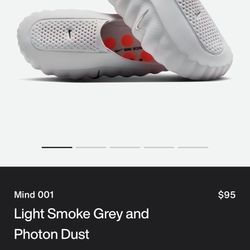 Nike mind 001 Slides , grey , Men’s Size 11