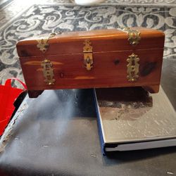 Vintage Chest With Lock.