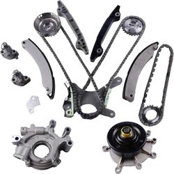 Timing Chain Kit with Water Pump and Oil Pump For 2004-2010 DODGE JEEP 3.7L NGC SYSTEM NITRO

