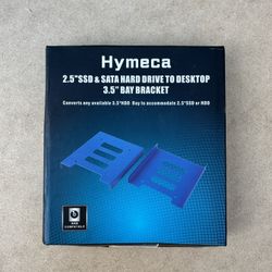 HyMeca 2.5” SSD & SATA Hard Drive to Desktop 3.5” Bay Bracket