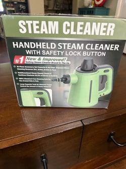 NEW Handheld Steam Cleaner – Sealed in Box + 10 Accessories