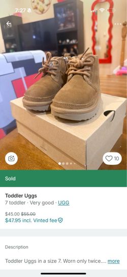 Toddler size 7