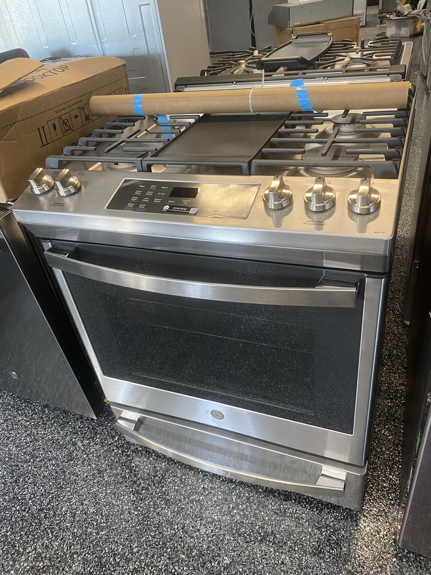 GE Stainless Steel Kitchen Appliance Bundle 
