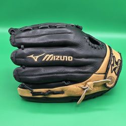 Mizuno Powerlock 12.5" Baseball Glove - Black & Tan ⚾️ Good Condition! 🧤