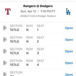 Dodger Tickets 