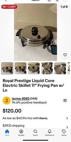 Royal Prestige Electric Skillet