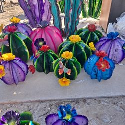 🔥NEW SAGUAROS 🔥Metal Yard Art 🌵Imports😍POTTERY ❗️