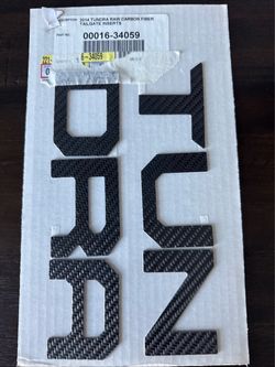 14-21 Toyota tundra tailgate carbonfiber inlay