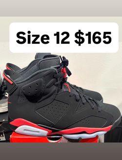 Jordan retro 6s size 12 men