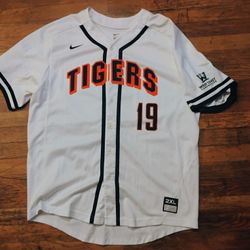 2xxl Pacific TIGERS Uop Baseball Jersey Stockton Sportswear Throw Backs 