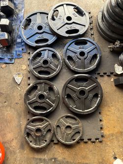 TSA Olympic Weight Plates Set