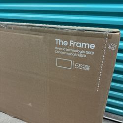 SAMSUNG FRAME TV 55 INCH SMART TV WITH QLED DISPLAY! NEW IN BOX! PRICE FIRM!
