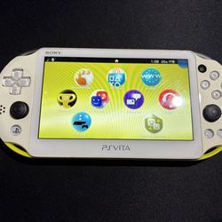 PS VITA 2000 WHITE AND YELLOW