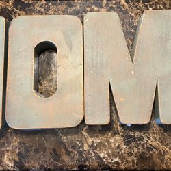 H O M E Letter Decor