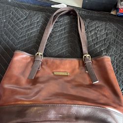 Stone Mountain Women's Leather Handbag Purse Vintage