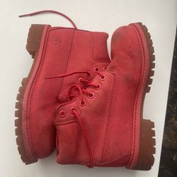 Pink Timberlands 