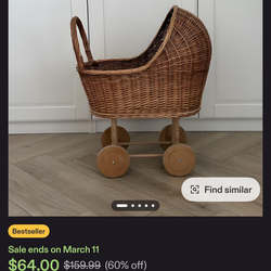 Wicker carriage