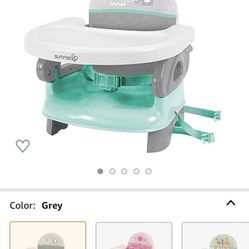 Summer Deluxe Comfort Folding Booster, Elephant Love