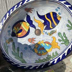 Mexican ceramic sink