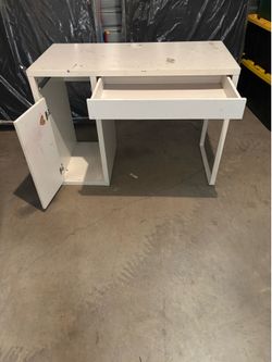 White desk