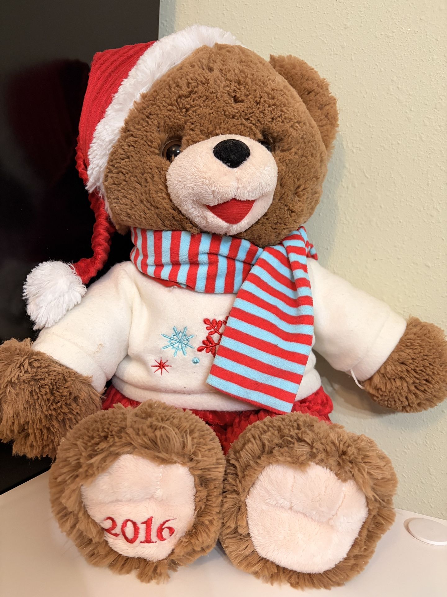 Teddy Bear With a Scarf