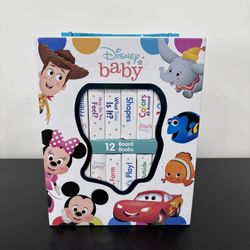 Disney Baby 12 Board Books Box Set