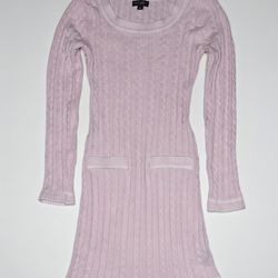 Cozy J.Crew cable-knit sweater dress